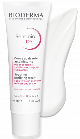 Sensibio DS+ krema 40ml, umirujuća krema za lice protiv crvenila i skvama za osetljivu kožu- BIODERMA