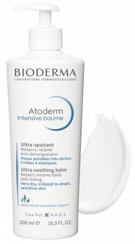  ATODERM Intensive Baume 500ml, umirujuća krema za negu atopične kože, za lice i telo- BIODERMA