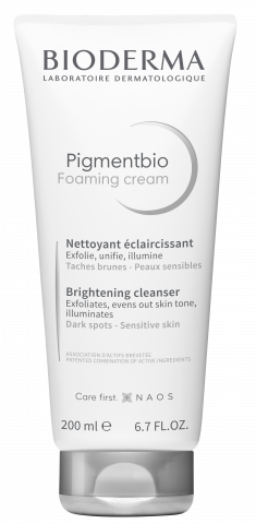 PIGMENTBIO Foaming cream 200 ml, kremasti gel za umivanje sa piling efektom protiv tamnih fleka-BIODERMA