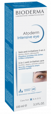 ATODERM Intensive Eye 100ml, svakodnevna 3 u 1 nega za iritirane kapke - BIODERMA