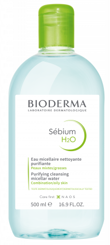 BIODERMA slika proizvoda, Sebium H2O 500ml, micelarna voda za masnu i kombinovanu kožu