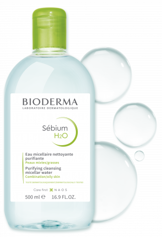 Sebium H20 500ml, micelarna voda za mešovitu i masnu kožu-BIODERMA