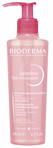 Sensibio Gel moussant 200ml, umirujući nežni gel za čišćenje osetljive kože-BIODERMA