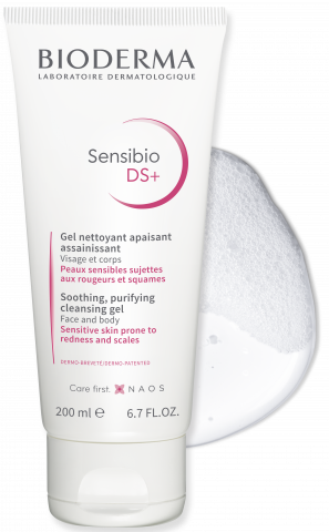 Sensibio DS+ gel 200ml, umirujući gel za pranje i  pročišćavanje osetljive kože- BIODERMA