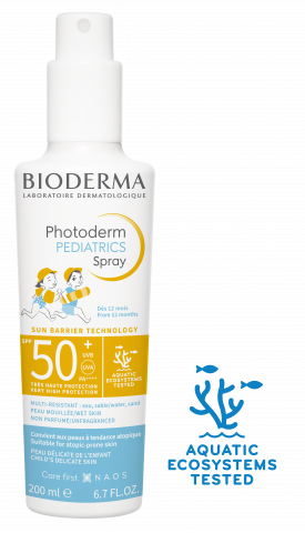 PHOTODERM Pediatrics Spray SPF 50+ 200ml, sprej za decu koji pruža visoku zaštitu od sunca-BIODERMA