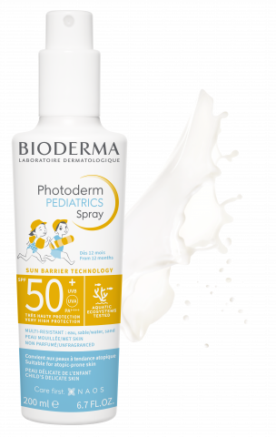 PHOTODERM Pediatrics Spray SPF 50+ 200ml, sprej za decu koji pruža visoku zaštitu od sunca-BIODERMA