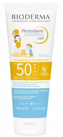 PHOTODERM Pediatrics Lait SPF 50+ 200 ml, krema za decu koja pruža visoku zaštitu od sunca-BIODERMA