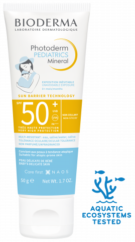Photoderm Pediatrics Mineral SPF 50+ 50 g, mineralna zaštita za bebe pri neizbežnom izlaganju suncu-BIODERMA