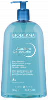  ATODERM Gel douche 1l, blagi gel za tuširanje bez sapuna koji poštuje kožu za normalnu i osetljivu kožu- BIODERMA