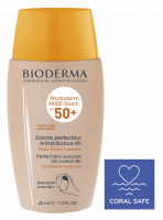 PHOTODERM Nude Touch SPF 50+ Light 40 ml, lagana krema, svilenkaste teksture, savršeno se stapa sa kožom -BIODERMA