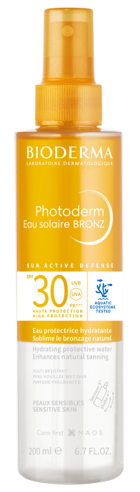 PHOTODERM Eau solaire SPF 30 200 ml, lagana tekstura vlaži i čini kožu mekom-BIODERMA