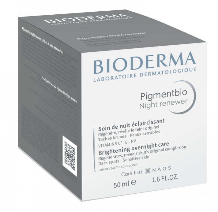 PIGMENTBIO Noćna krema 50 ml, noćna regenerativna nega za ujednačen i blistav ten-BIODERMA