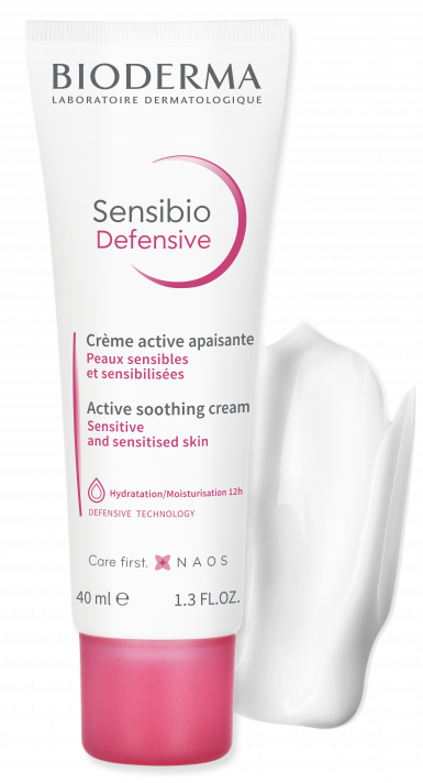 Sensibio Defensive 40ml, krema koja trajno i trenutno umiruje kožu i jača kožnu barijeru, osetljiva koža-BIODERMA