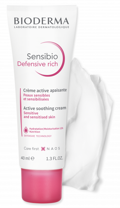 Sensibio Defensive rich 40ml, krema bogate teksture, brzo upija i neguje kožu svakodnevno, osetljiva koža-BIODERMA