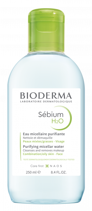 Sebium H20 250ml, micelarna voda za mešovitu i masnu kožu-BIODERMA