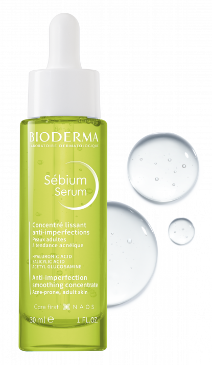 Sebium Serum 30ml, ekobiološki serum koji deluje na nepravilnosti i znakove starenja za masnu i kombinovanu kožu-BIODERMA